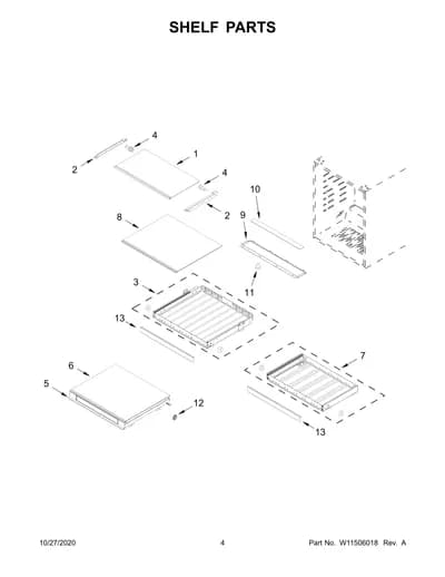 SHELF PARTS