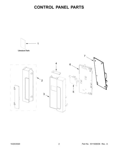 CONTROL PANEL PARTS