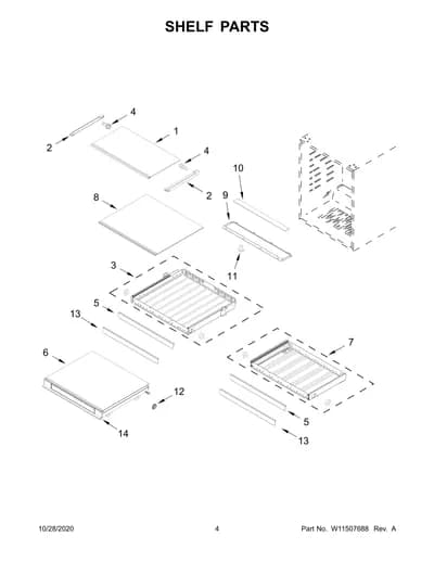 SHELF PARTS
