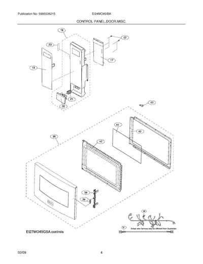 CONTROL PANEL,DOOR,MISC