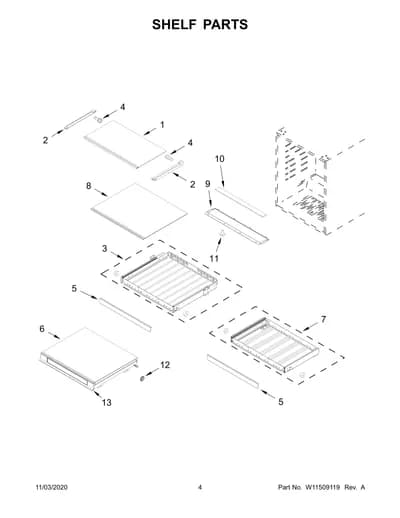 SHELF PARTS
