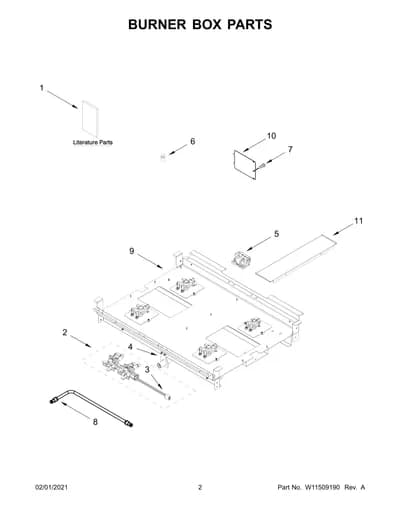 BURNER BOX PARTS