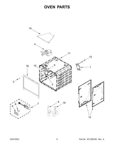 OVEN PARTS