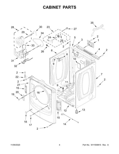 CABINET PARTS