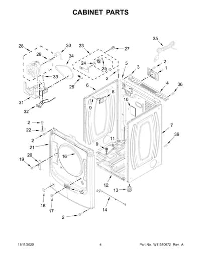 CABINET PARTS