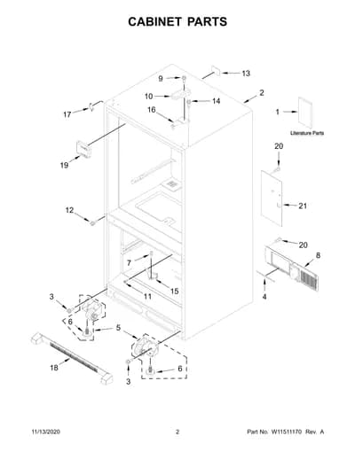 CABINET PARTS