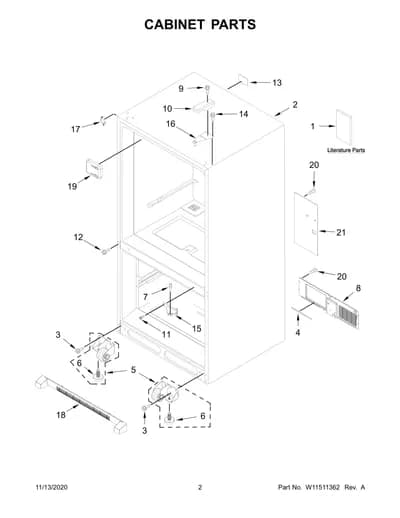 CABINET PARTS
