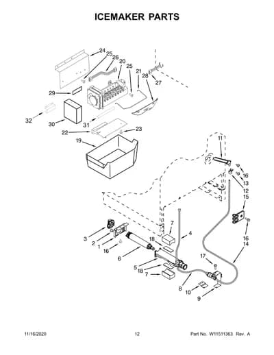 ICEMAKER PARTS