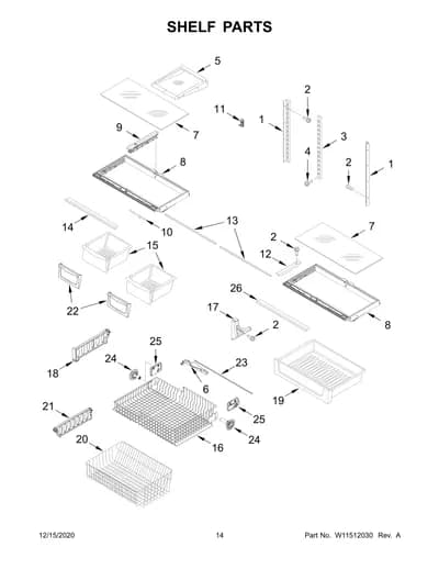 SHELF PARTS