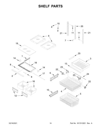 SHELF PARTS