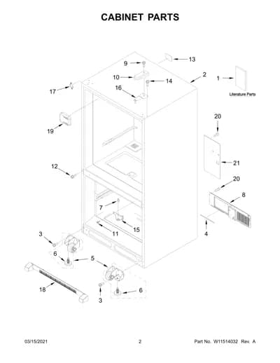 CABINET PARTS