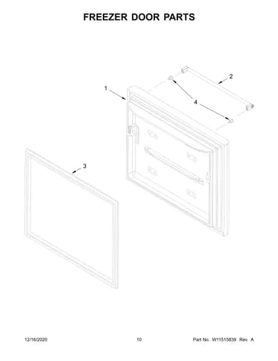 FREEZER DOOR PARTS