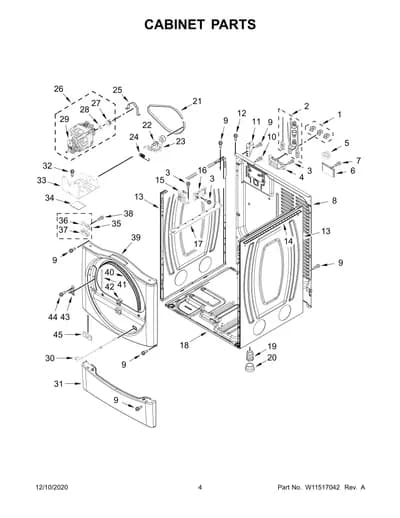 CABINET PARTS