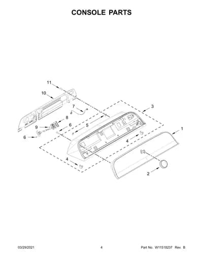 CONSOLE PARTS