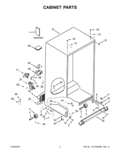 CABINET PARTS