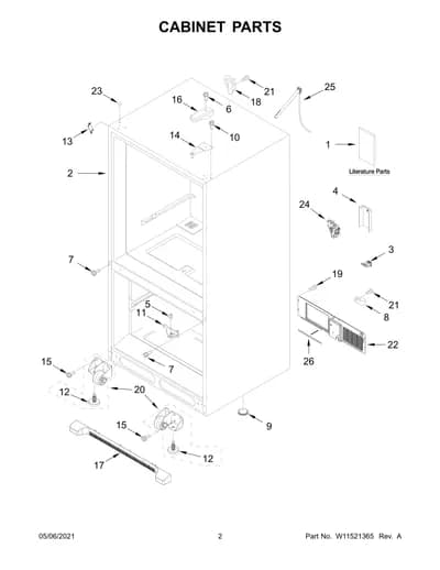 CABINET PARTS