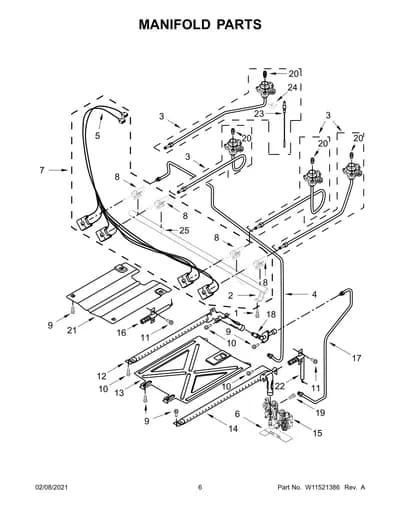 MANIFOLD PARTS