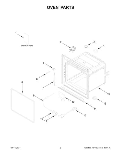 OVEN PARTS