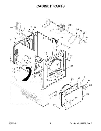 CABINET PARTS