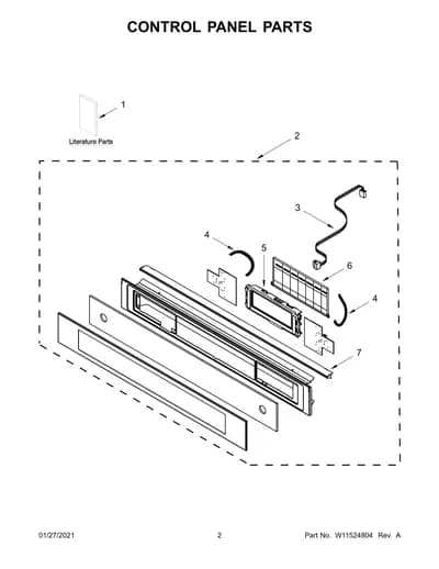 CONTROL PANEL PARTS