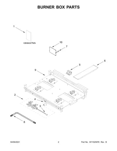 BURNER BOX PARTS