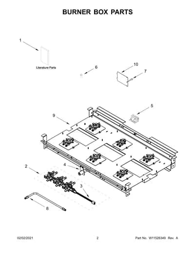 BURNER BOX PARTS