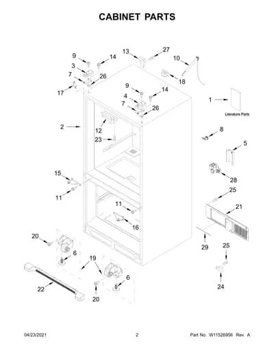 CABINET PARTS
