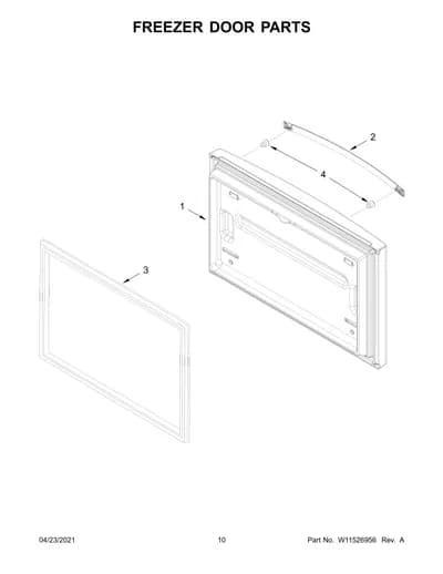 FREEZER DOOR PARTS