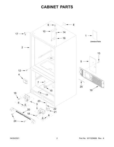 CABINET PARTS