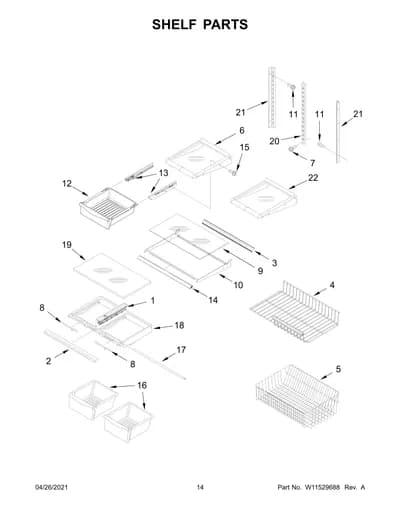 SHELF PARTS
