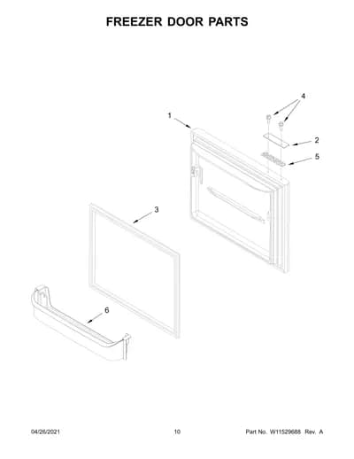 FREEZER DOOR PARTS