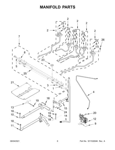 MANIFOLD PARTS