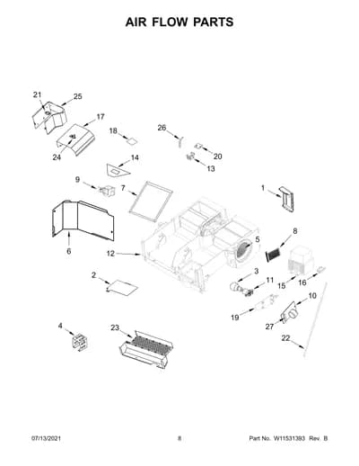 AIR FLOW PARTS