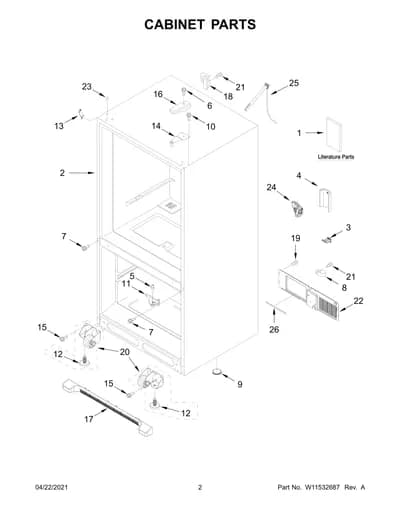 CABINET PARTS