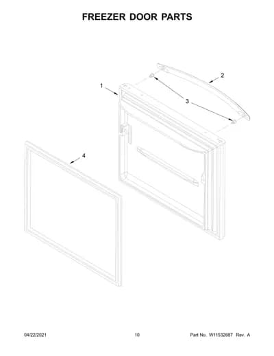 FREEZER DOOR PARTS