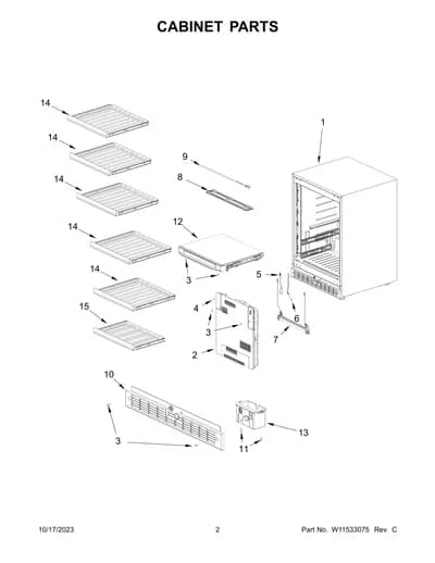 CABINET PARTS