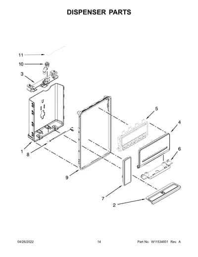 DISPENSER PARTS