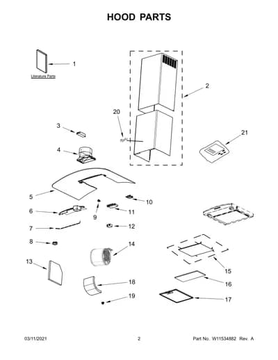 HOOD PARTS