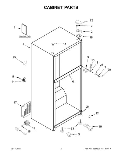 CABINET PARTS