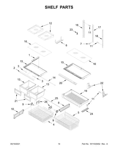SHELF PARTS
