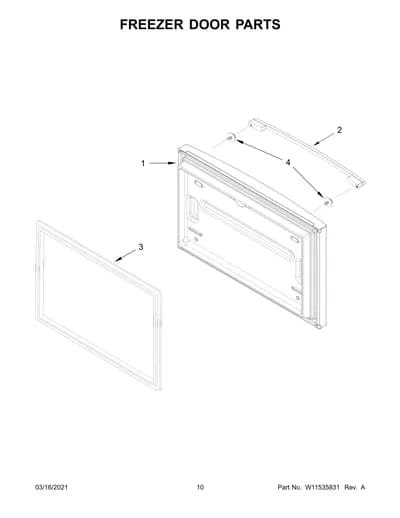 FREEZER DOOR PARTS