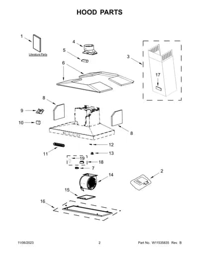 HOOD PARTS