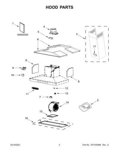 HOOD PARTS