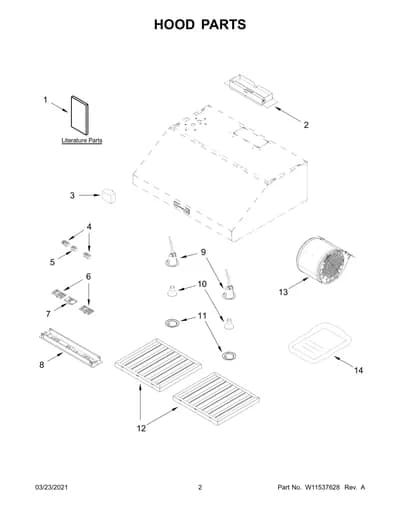 HOOD PARTS