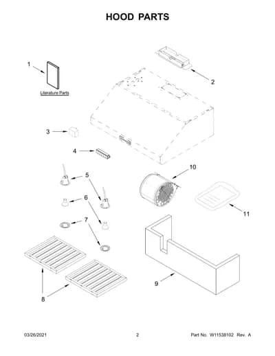 HOOD PARTS