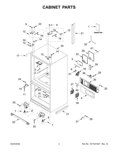 CABINET PARTS