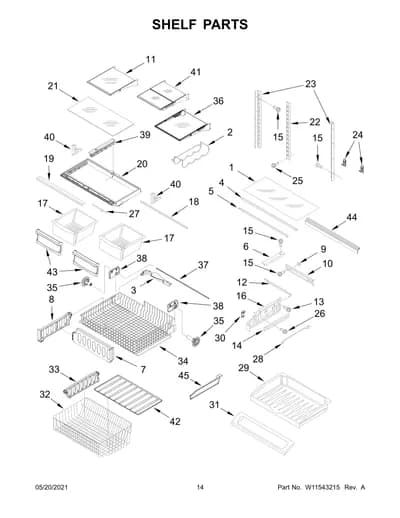 SHELF PARTS