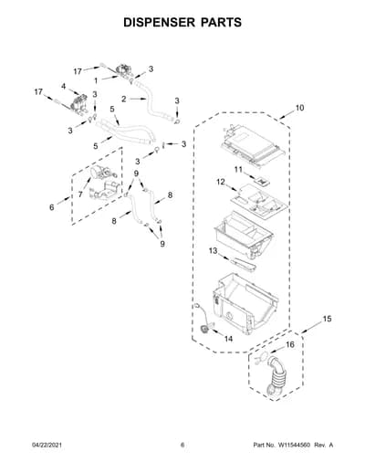 DISPENSER PARTS
