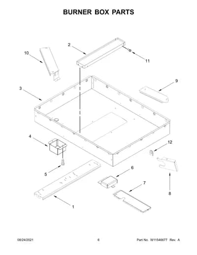 BURNER BOX PARTS