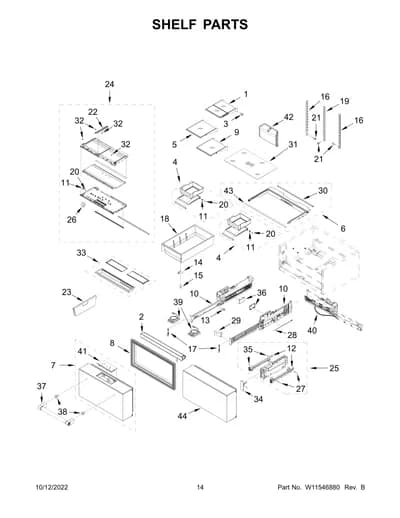 SHELF PARTS